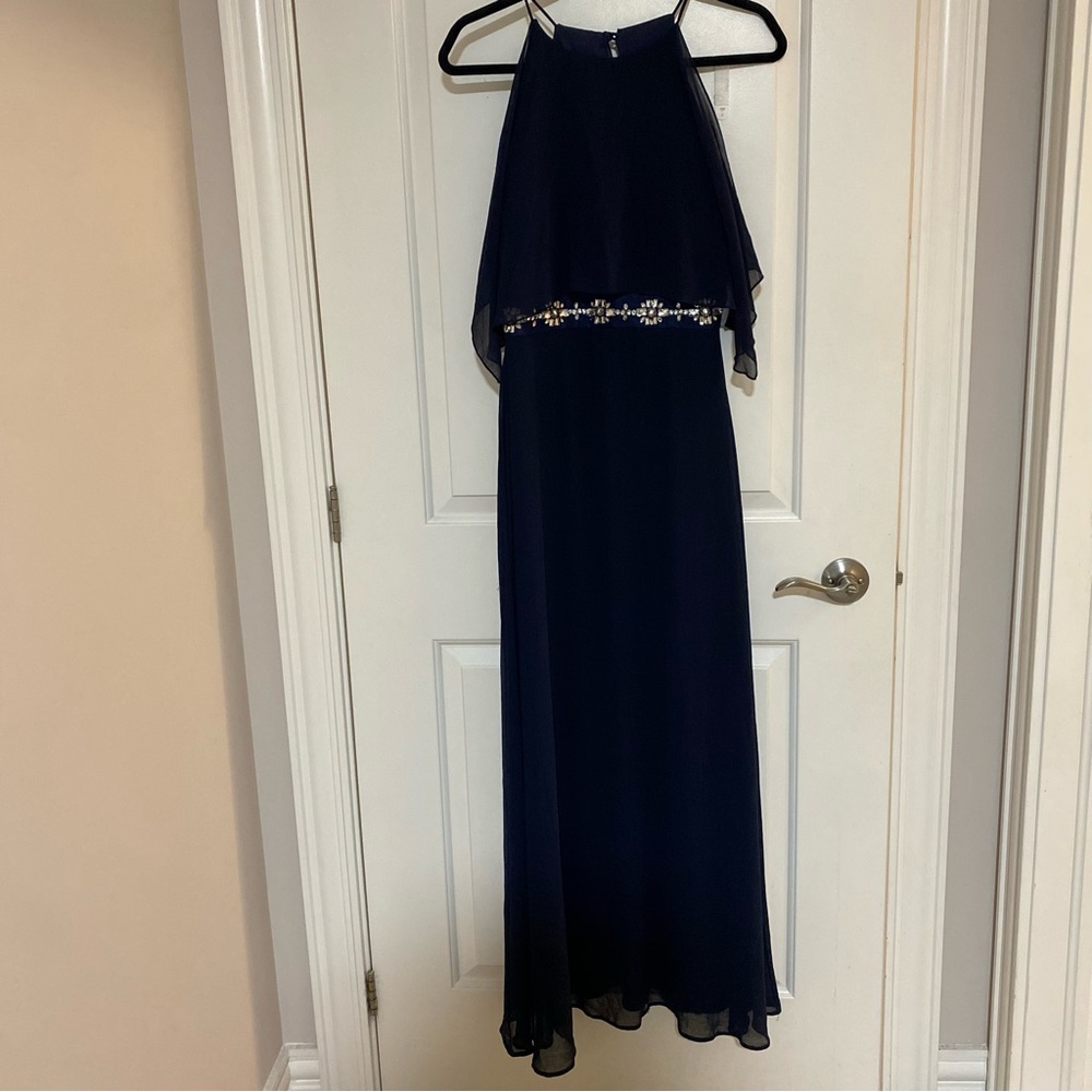 Elegant Halter Evening Gown